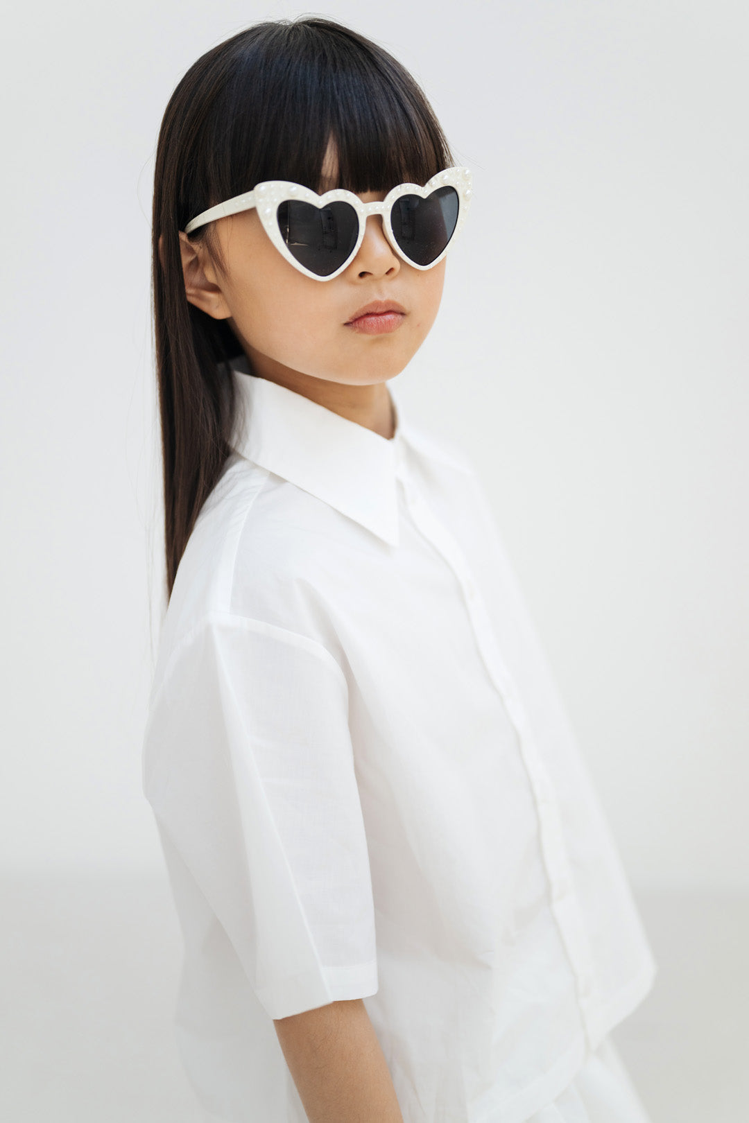 boxy blouse - crips white
