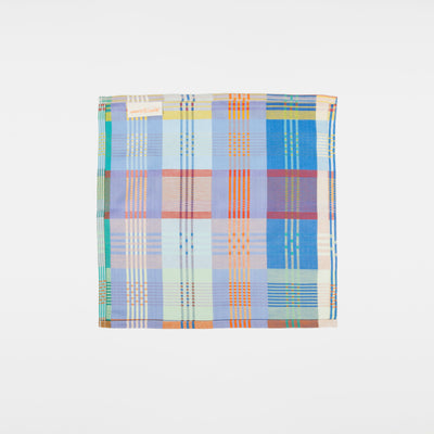 Set of four colorful cotton napkins made from leftover yarns – 40×40 cm – Foekje Fleur – made in Portugal