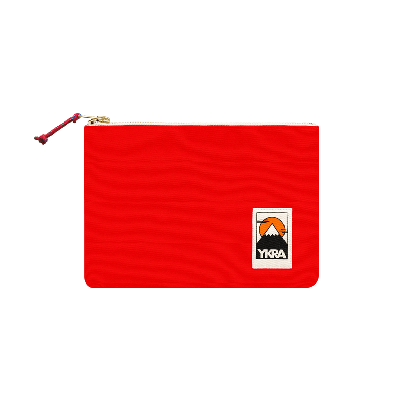 Discover the YKRA Pouch, made from durable cotton canvas with a YKK zip. Perfect for stationery, toiletries and everyday essentials.