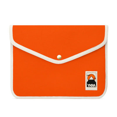 ykra laptop case medium - orange