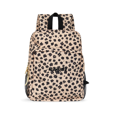 backpack - leopard flower