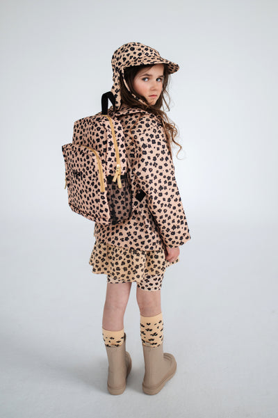 summer jacket - leopard flower