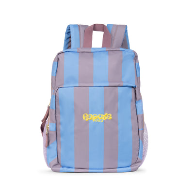 back pack - summer blue elderberry block stripe