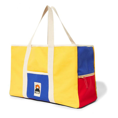 ykra beach bag - color block