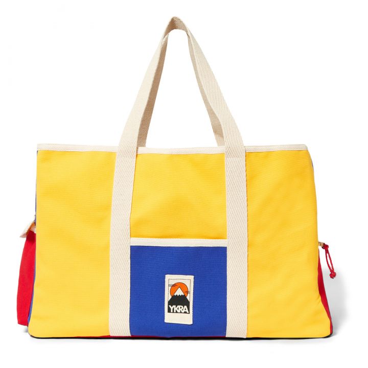 ykra beach bag - color block