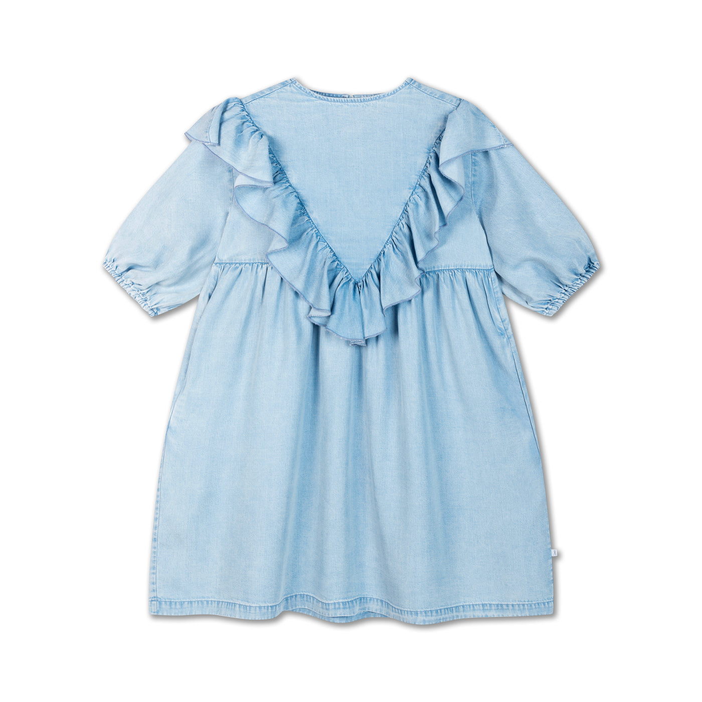 beau dress - bleached blue