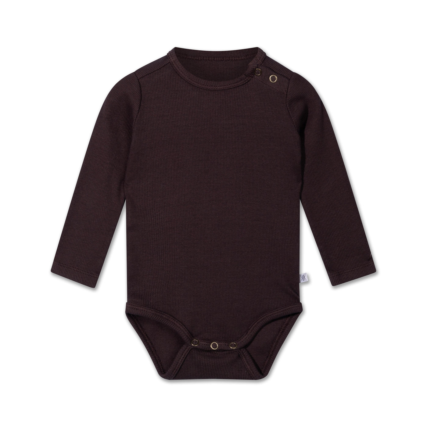 bodysuit LS - coffee brown