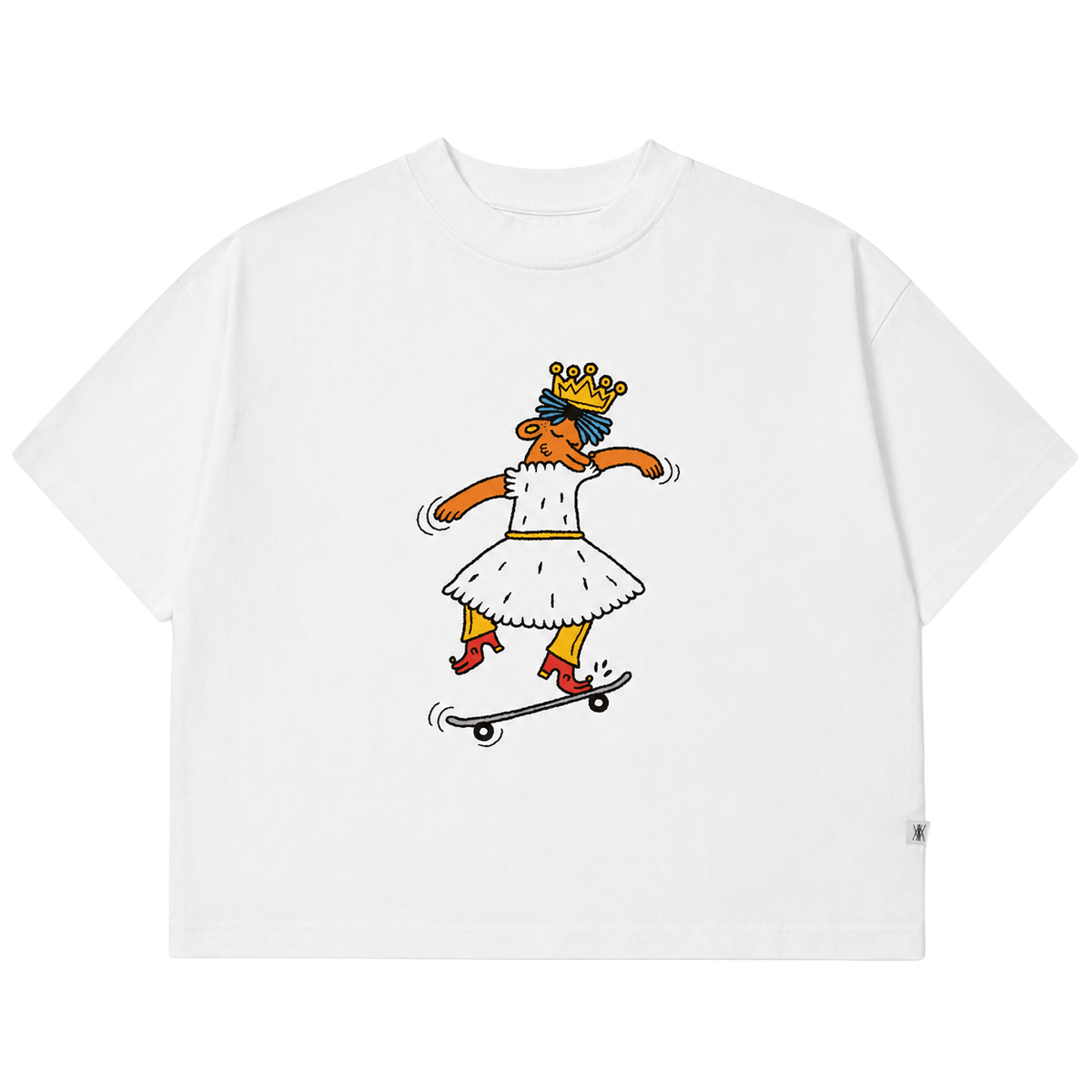 boxy tee - crips white Donnie