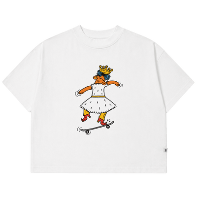 boxy tee - crips white Donnie