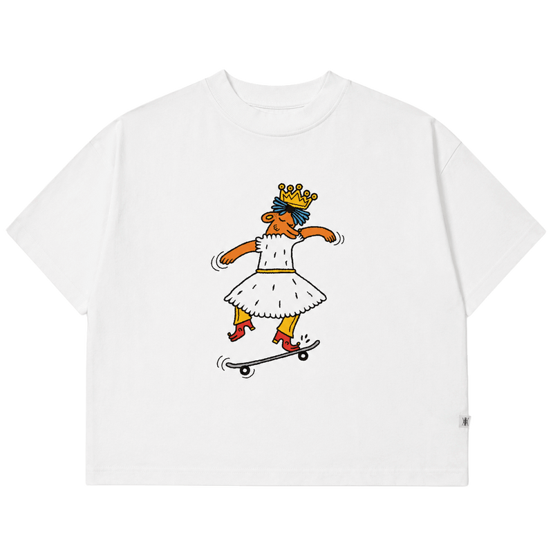 boxy tee - crips white Donnie