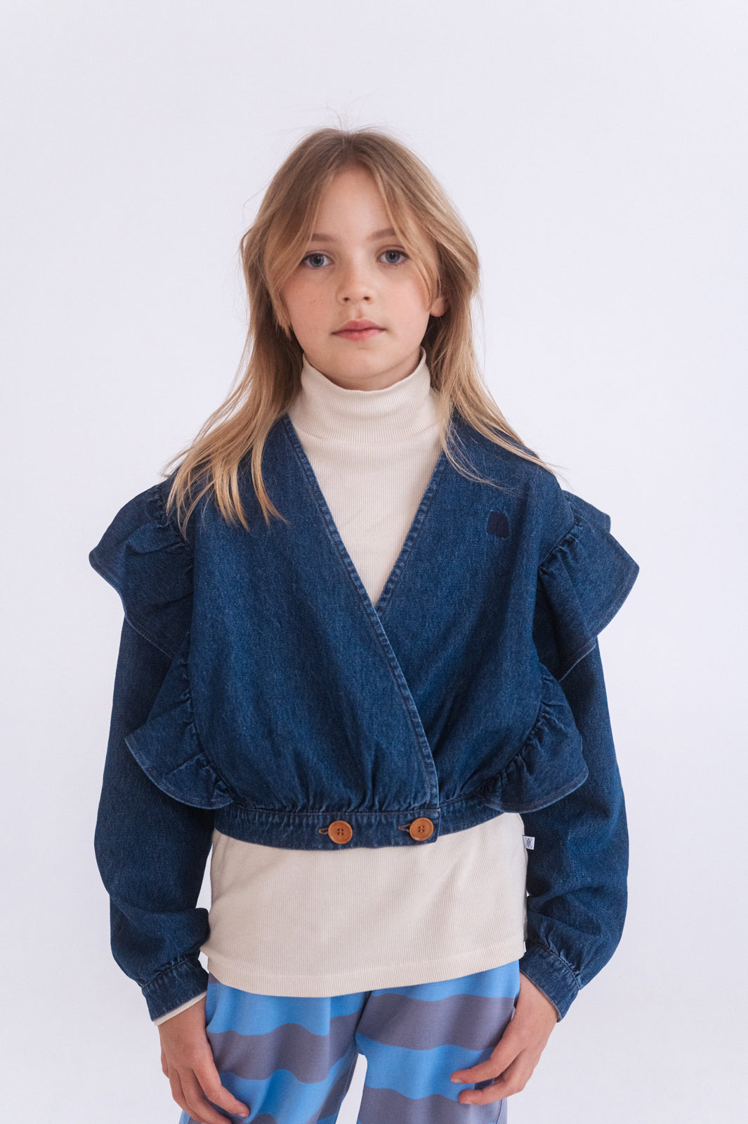 nutty jacket - rinsed denim blue