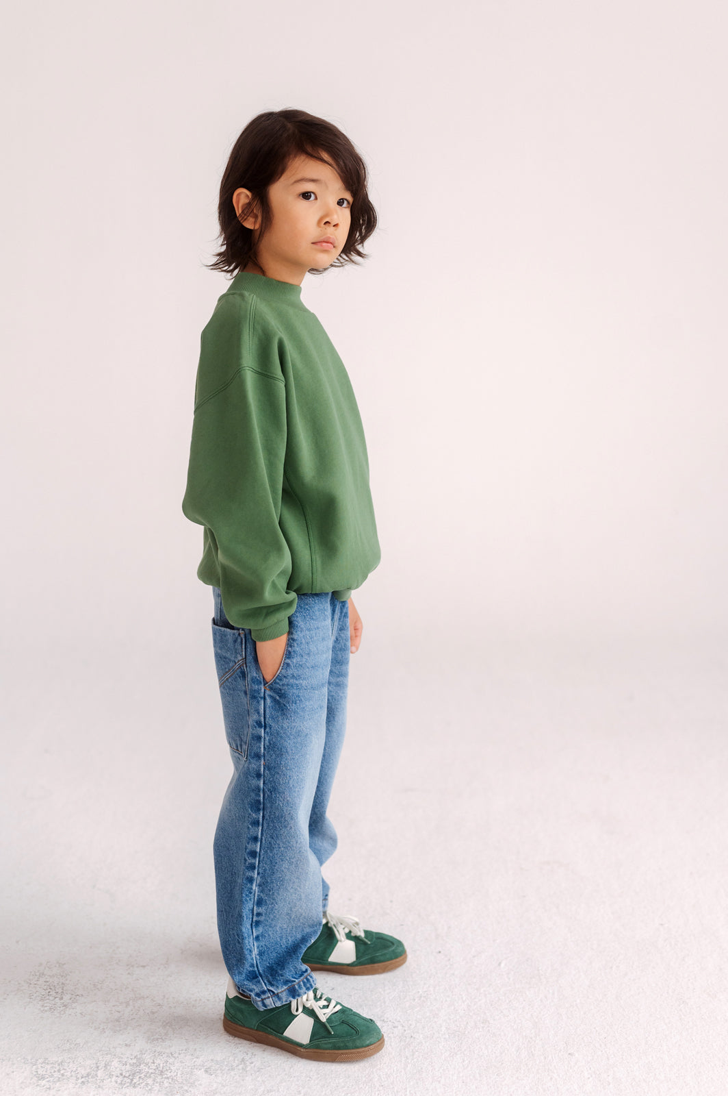 comfy sweater - bottle green