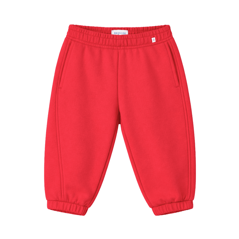 comfy wide pants - firecracker red