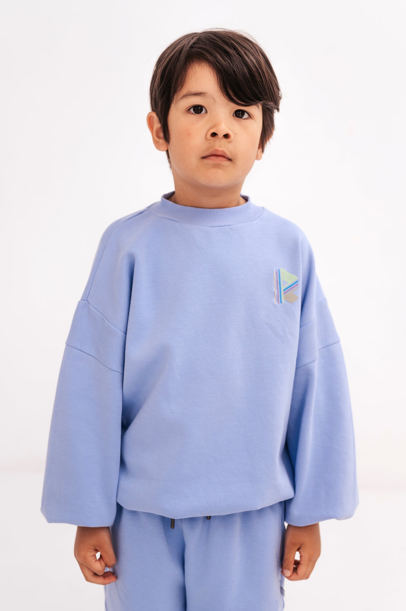 crewneck sweater - lavender blue