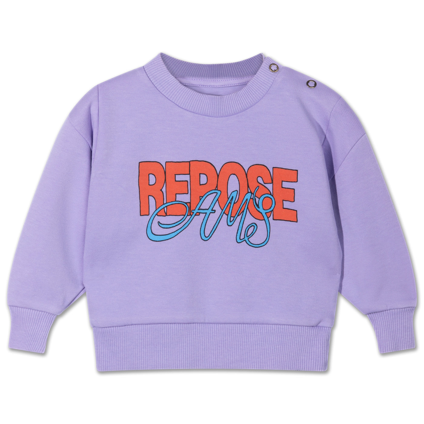 crewneck sweater - bright violet