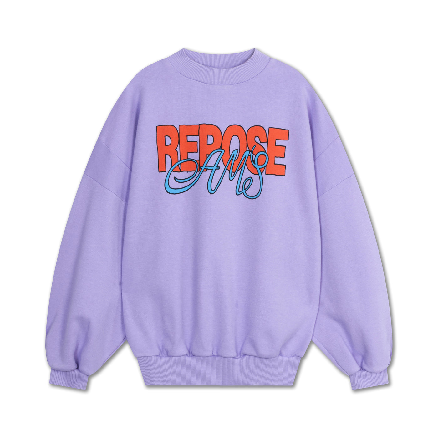 crewneck sweater - bright violet