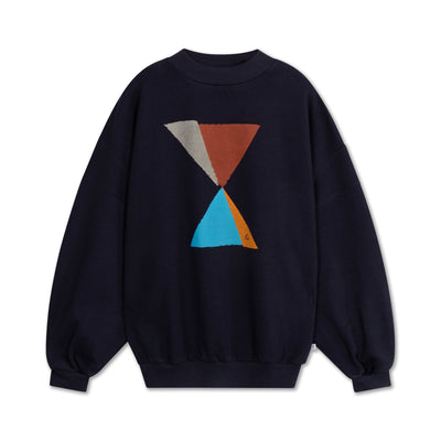 crewneck sweater - deep dark blue