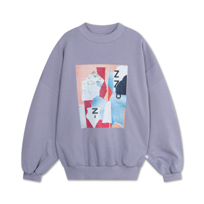 crewneck sweater - silver grey