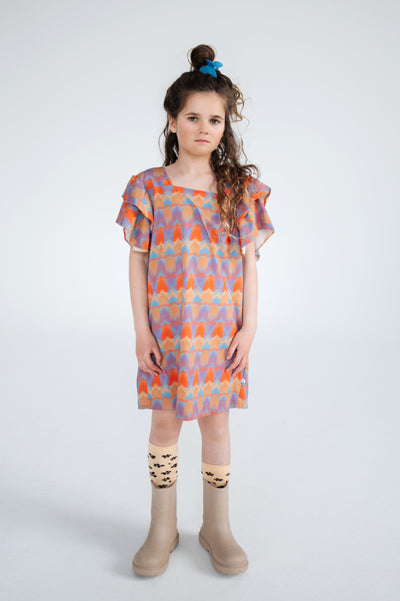 drip dress - graphic blur