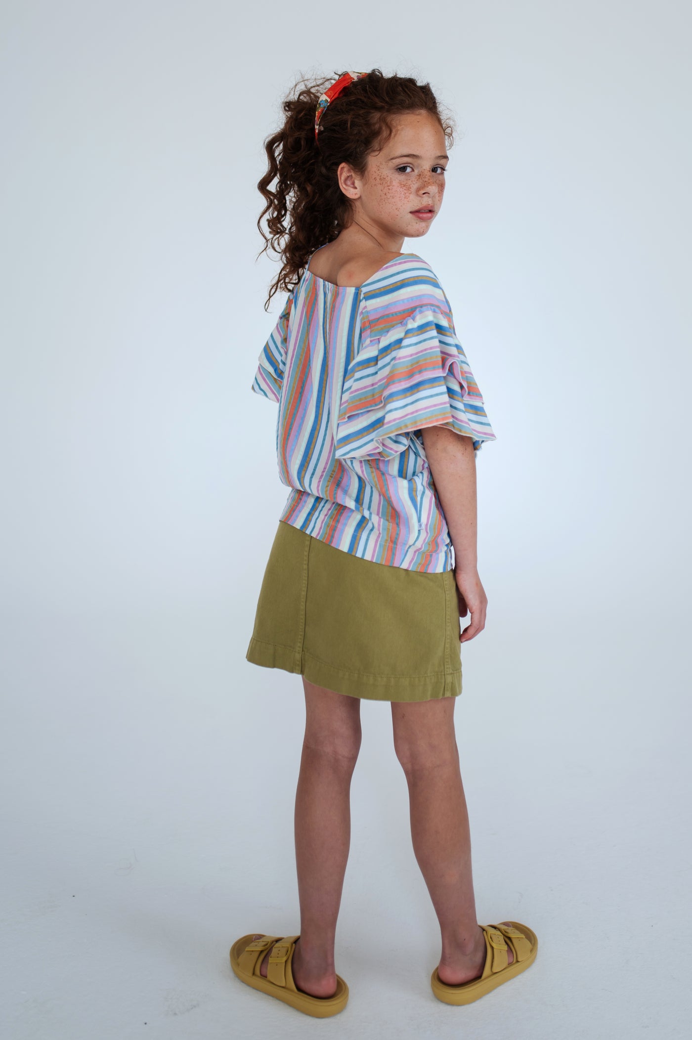 drip top - multi stripe