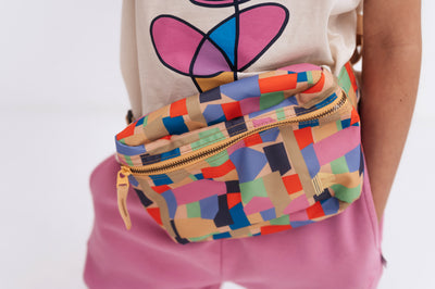 fanny pack - graphic color block