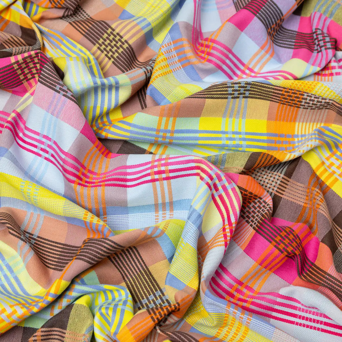 foekje fleur table cloth #71c wild weave made from industry leftover cotton colourful sustainable table linen 140 x 200 cm made in portugal