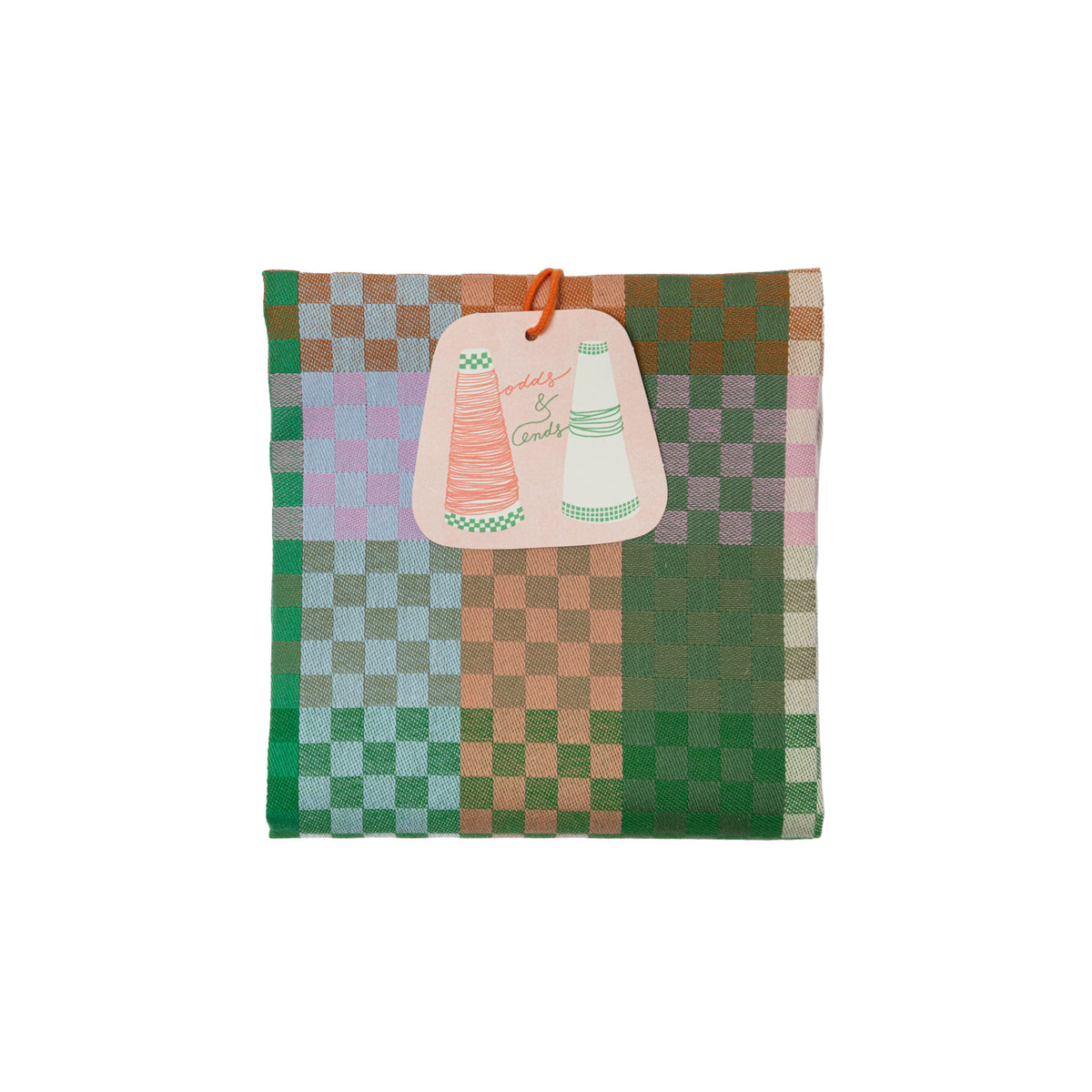 foekje fleur - tea towel #137B checkered check