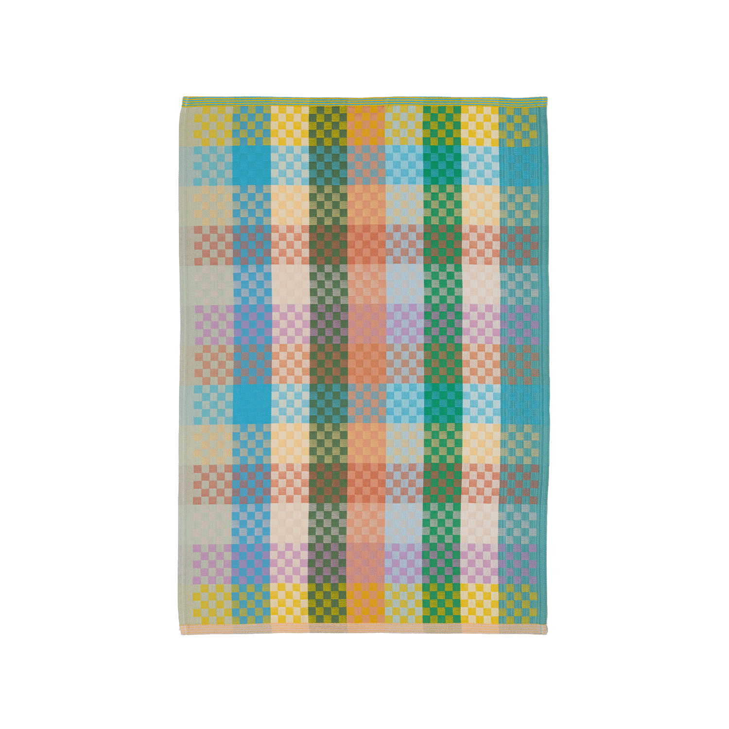 foekje fleur - tea towel #137A checkered check