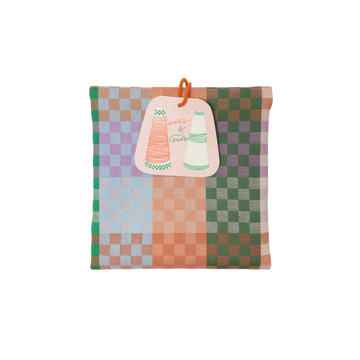 foekje fleur - tea towel #137A checkered check