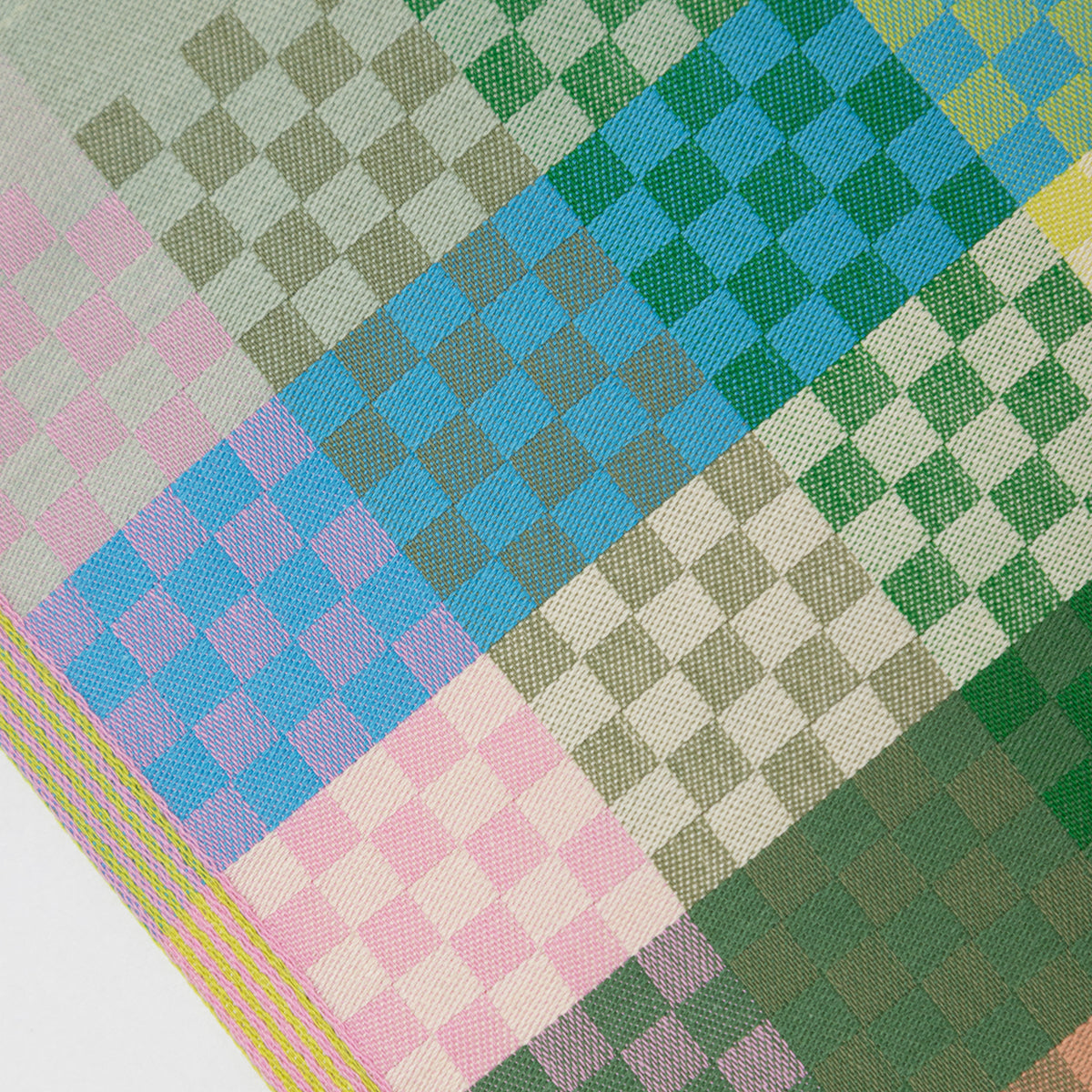 foekje fleur - tea towel #137B checkered check
