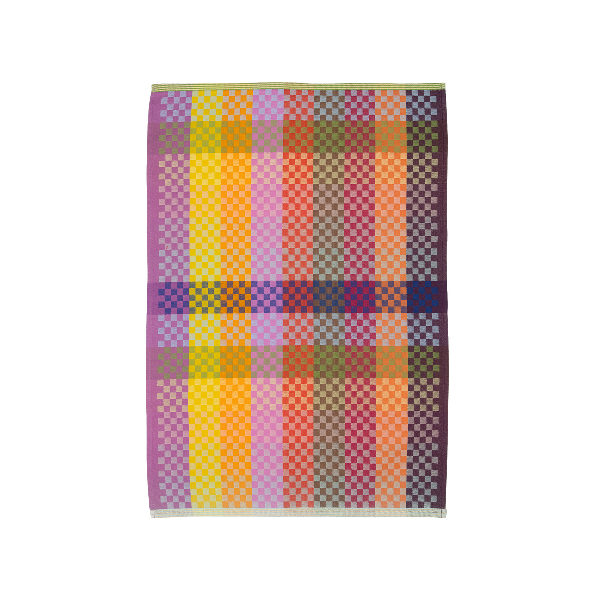foekje fleur - tea towel #136B checkered check