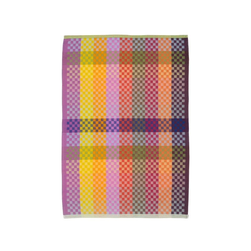 foekje fleur - tea towel #136B checkered check