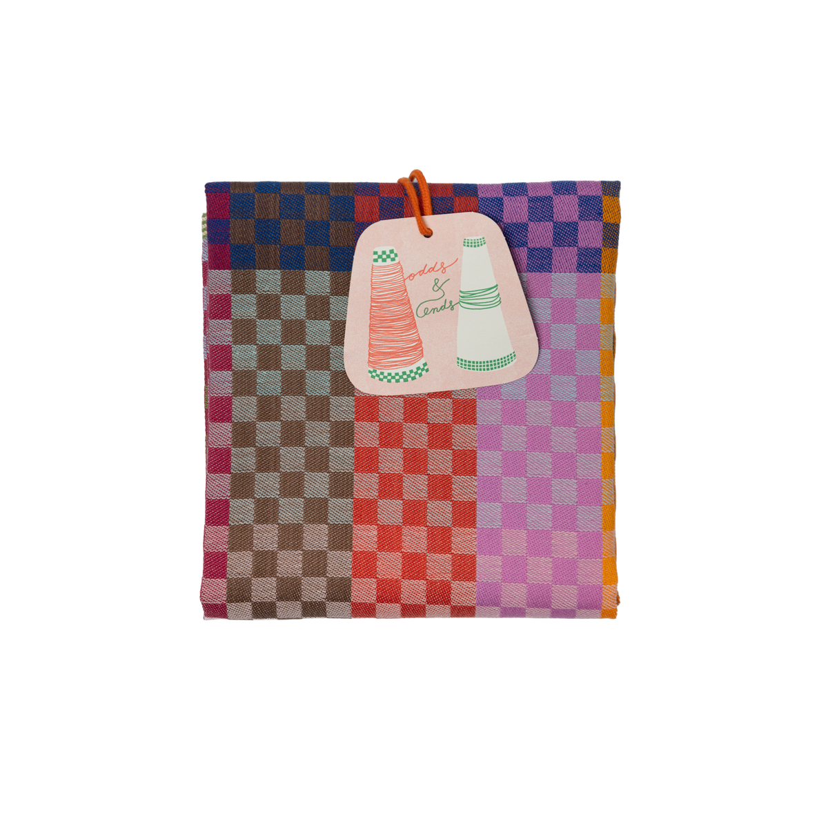 foekje fleur - tea towel #136B checkered check