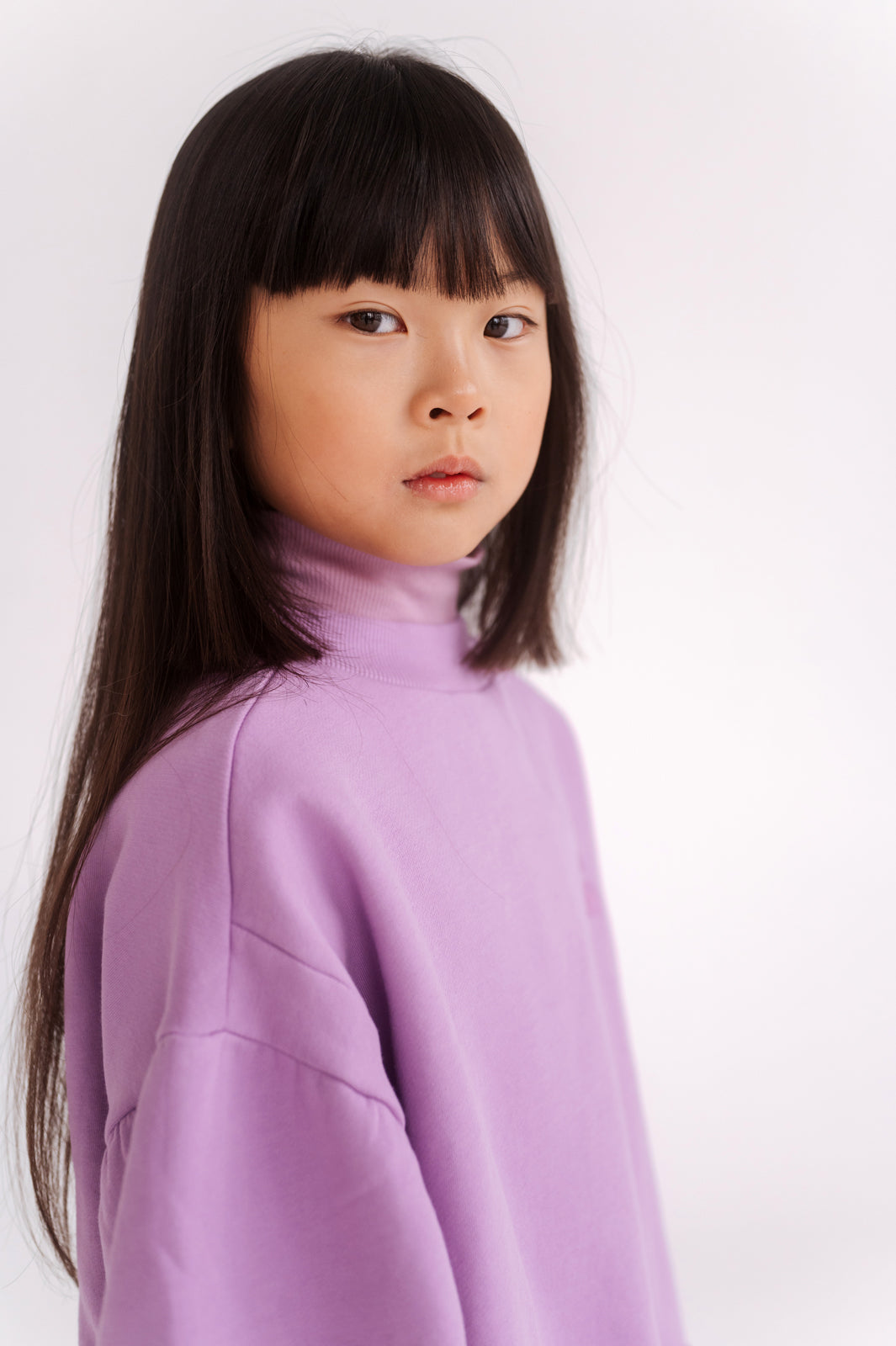 turtle neck - orchid mauve