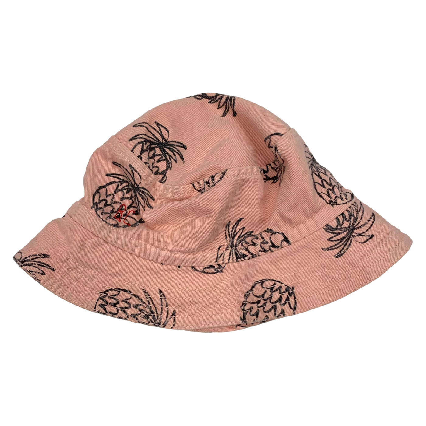 Bobo choses bucket hat light pink pineapple print size baby (46cm)