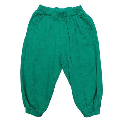 The campamento summer pants double gauze green size 2