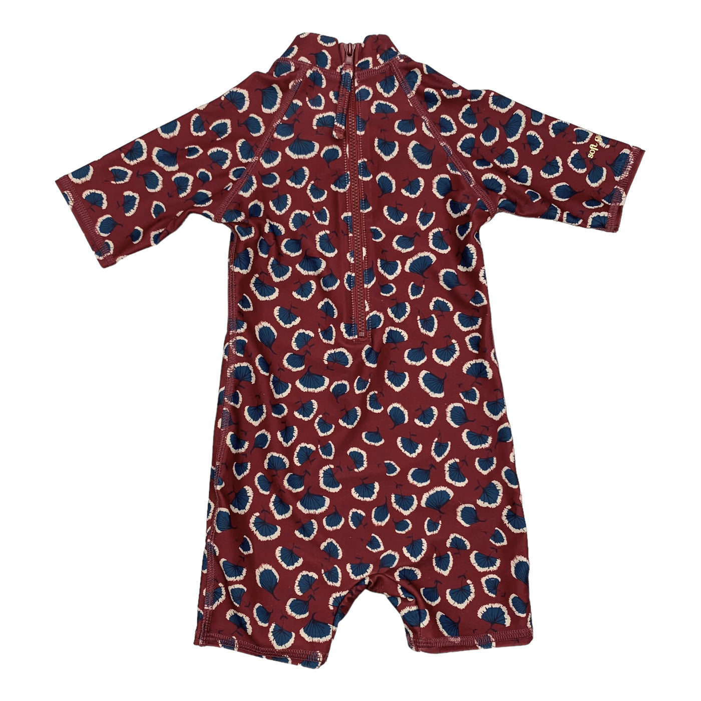 Soft Gallery swimsuit red leaf print size 12m