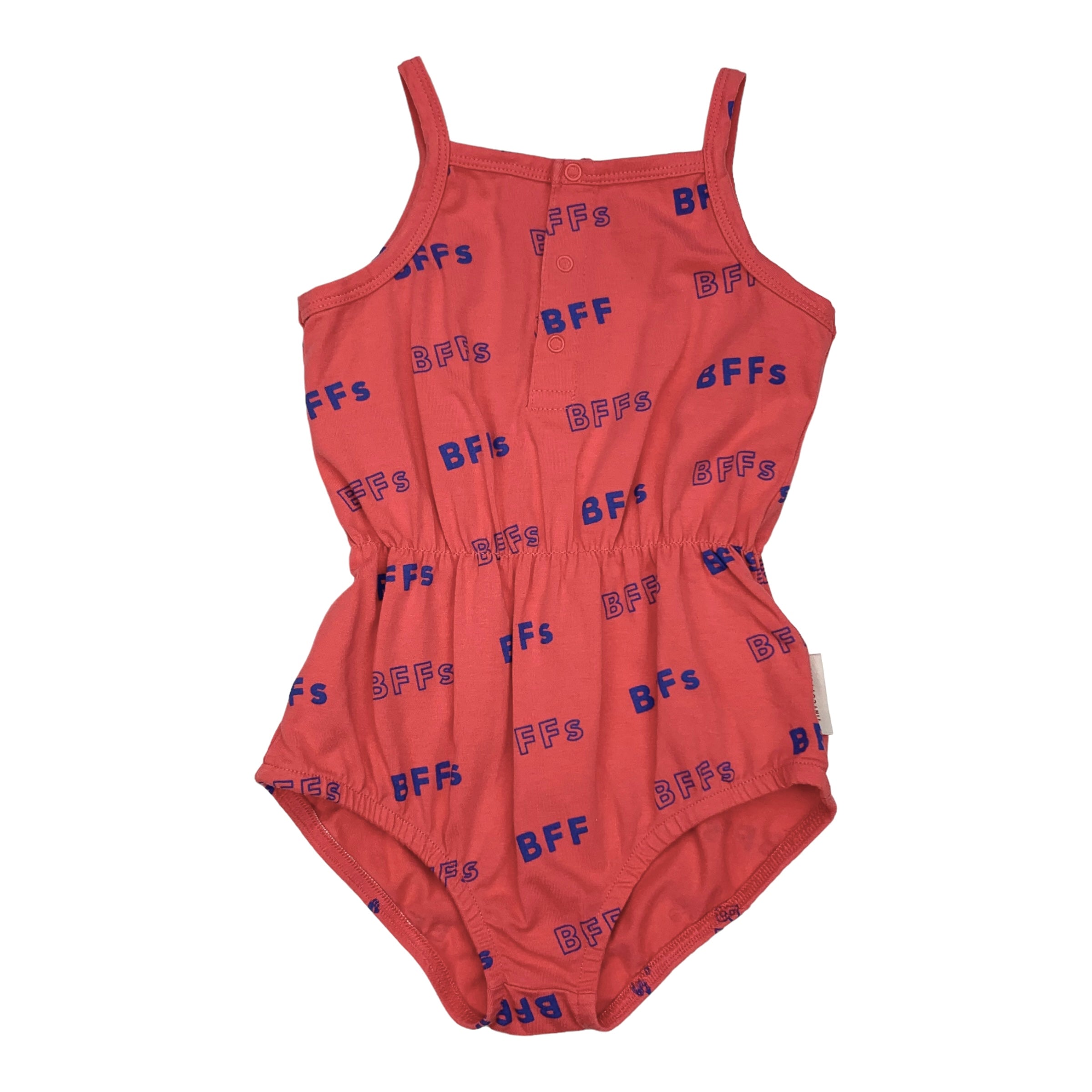 Tini cottons romper red BFF size 2