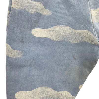 Bobo Choses sweatpants light blue clouds size 12-18m