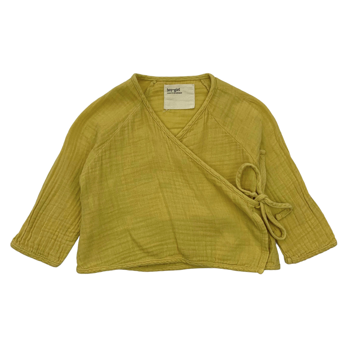 Boy+Girls LA kimono blouse yellow 6 - 12 months