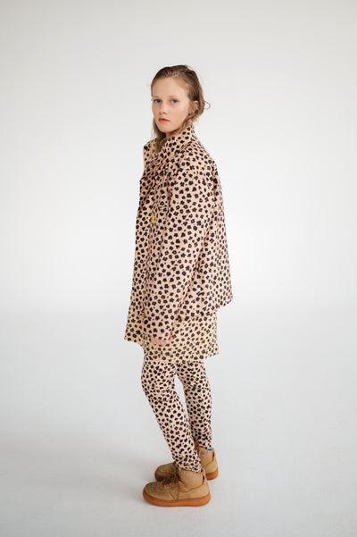 legging - leopard flower