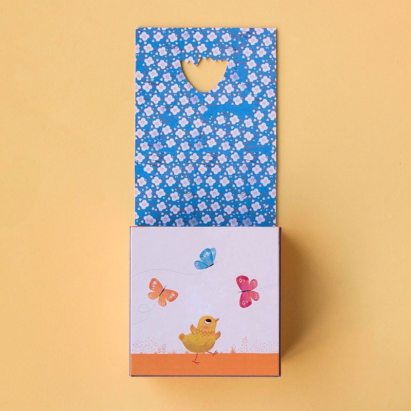 Londji Chicks & Chickens – wooden memory and matching game with hens and chicks, made in Barcelona from sustainable beech wood, illustrated by Mar Ferrero.