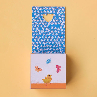 Londji Chicks & Chickens – wooden memory and matching game with hens and chicks, made in Barcelona from sustainable beech wood, illustrated by Mar Ferrero.