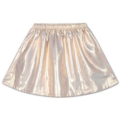 mini skirt - shimmers of gold