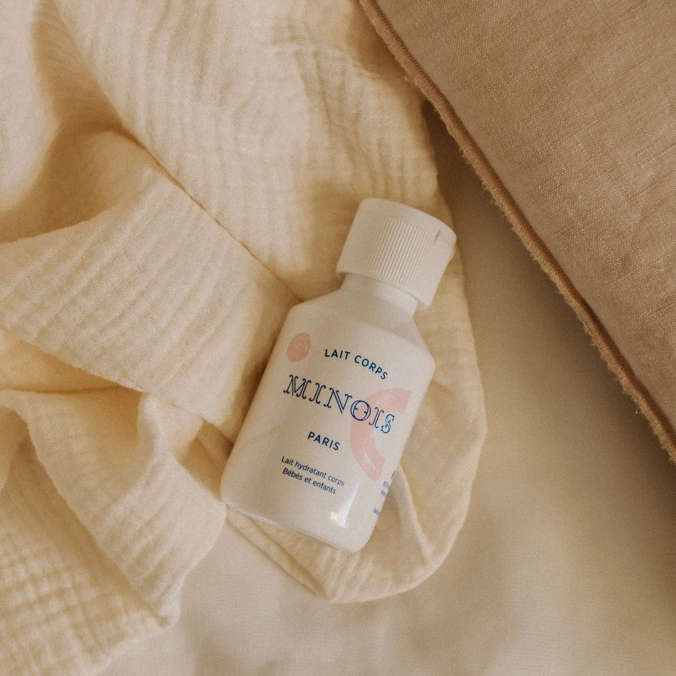 Minois Body Milk 100 ml travel size gentle nourishing baby lotion
