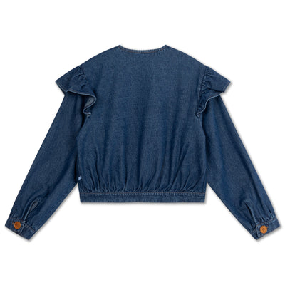 nutty jacket - rinsed denim blue