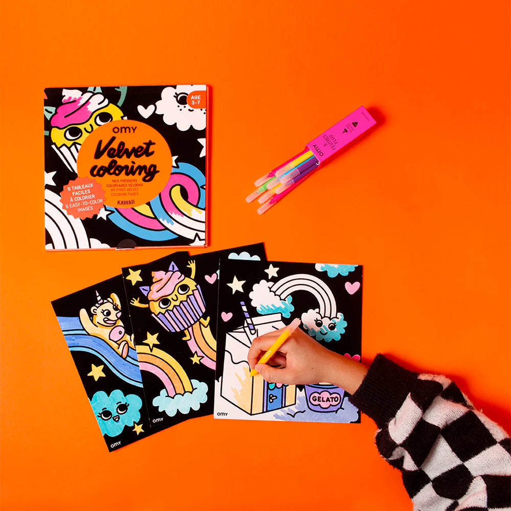 omy Kawaii coloring velvet