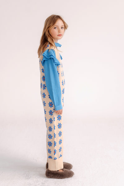 knit onesie - daisy