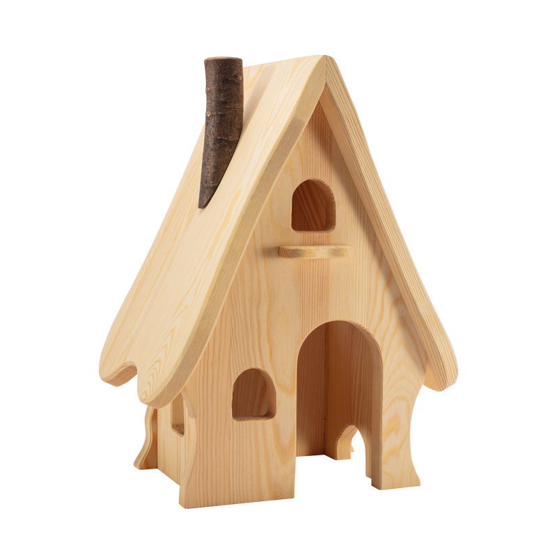 Ostheimer Fairytale House, a handcrafted solid wooden playhouse for fairytale figures and imaginative play