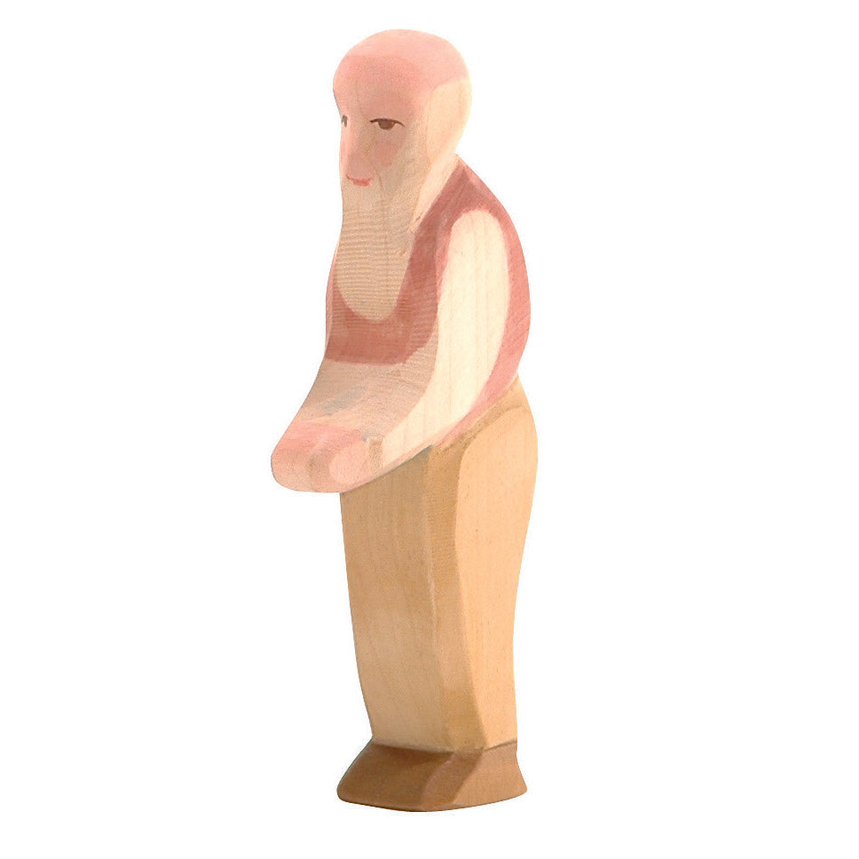 Handcrafted Ostheimer grandfather wooden toy figure – sustainable toy for imaginative play